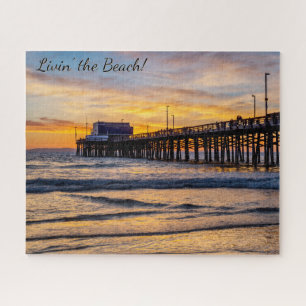 Livin' the Beach - Balboa Pier, Newport Beach Puzzle