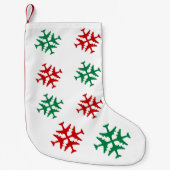 Livin' The Dream Airplane Strumpf Kleiner Weihnachtsstrumpf (Vorderseite)