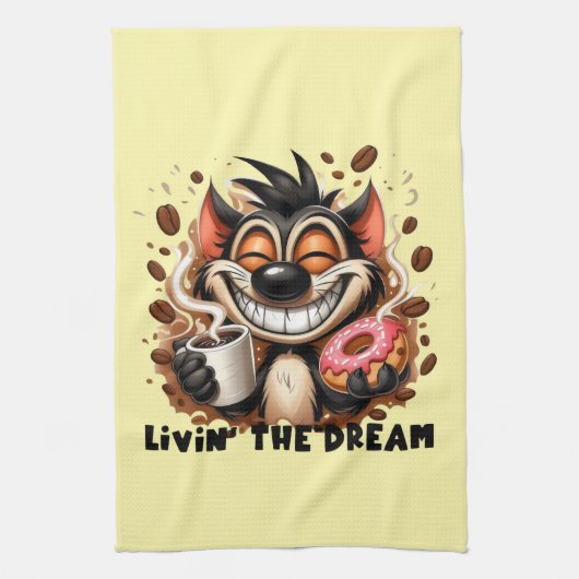 Livin the Dream Geschirrtuch (Vertikal)
