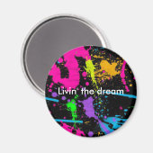 Livin' Traum Magnet (Vorderseite/Rückseite)