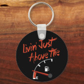 Livin" Über dem E Schlüsselanhänger (Vorderseite)