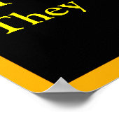 Living Ann Frank's Diary Speak Up Poster (Ecke)