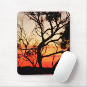 Living Art: Sunset Nature Silhouette Mousepad (Mit Mouse)