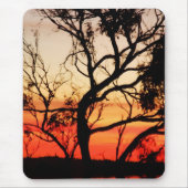 Living Art: Sunset Nature Silhouette Mousepad (Vorne)