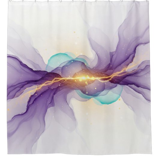 Living Blueprint Duschvorhang (Vorderseite)