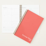Living Coral - Pantone Color Minimalistisch mit Na Planer<br><div class="desc">Living Coral - Pantone Color Minimalistisch mit Name Planner</div>