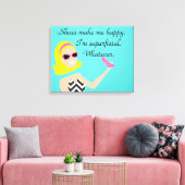 Living Doll Stretched Leinwand (Insitu (Wohnzimmer))