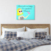 Living Doll Stretched Leinwand (Insitu (Schlafzimmer))