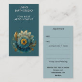 Living Field | Mandala Terminkarte (Vorne/Hinten)