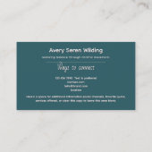 Living Field | Mandala Visitenkarte (Rückseite)