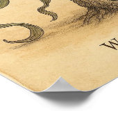 Living Fossil Beauty - Wüste Botanisches Poster Ku (Ecke)