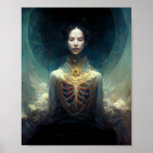 Living Husk Dark Fantasy Sci-Fi Art Poster (Vorne)