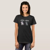 Living in Manhattan Beach Unicorn Rainbow Humor Tr T-Shirt (Vorne ganz)