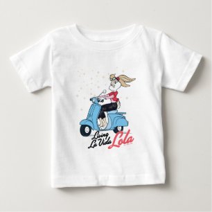 Living La Vida Lola Scooter Grafik Baby T-shirt
