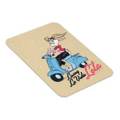 Living La Vida Lola Scooter Grafik Magnet (Rechte Seite)
