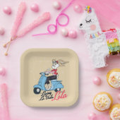 Living La Vida Lola Scooter Grafik Pappteller (Party)