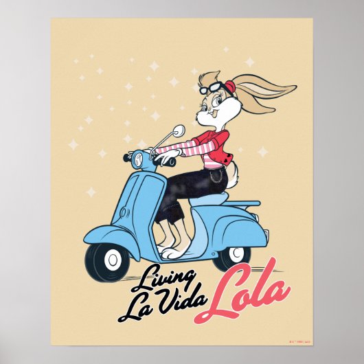 Living La Vida Lola Scooter Grafik Poster (Vorne)