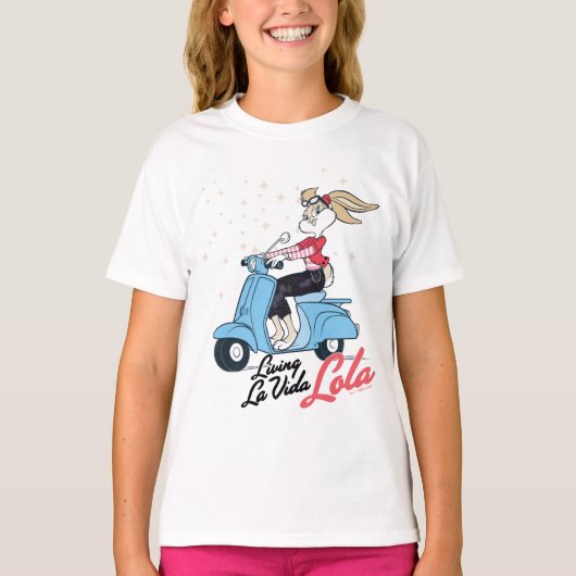 Living La Vida Lola Scooter Grafik T-Shirt (Vorderseite)
