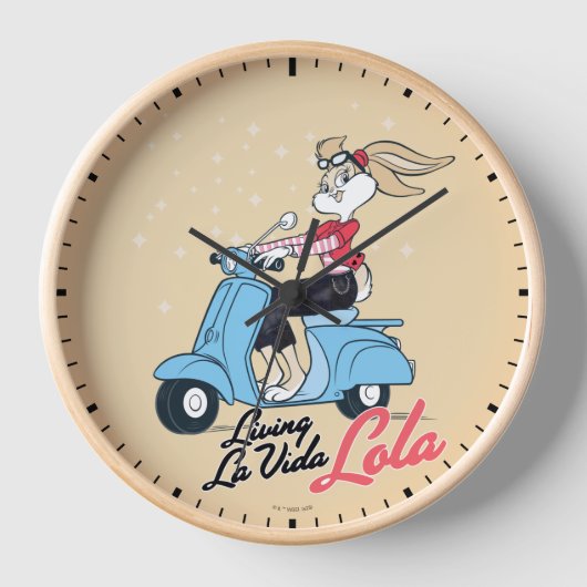 Living La Vida Lola Scooter Grafik Uhr (Vorderseite)