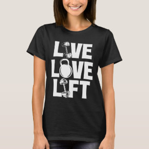 Living Liebe Lift - Trainingsgerät Körperbau T-Shirt
