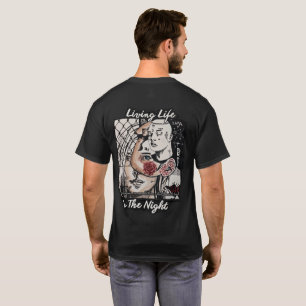 Living Life in The Night Grafik-T-Shirt – Urban S T-Shirt
