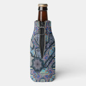 Living Metal No. 2 von Alexandra Cook aka Linandar Flaschenkühler (Flasche Rückseite)