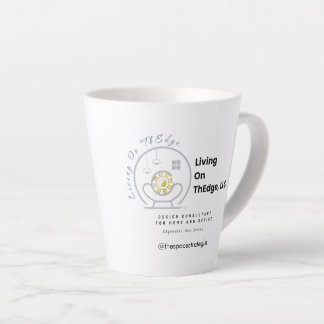 Living On ThEdge, LLC Logo Latte Tasse
