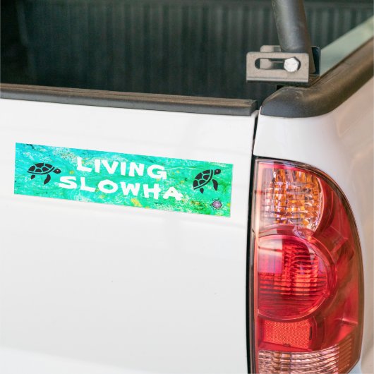 Living Slowha Autoaufkleber (Auf Lkw)