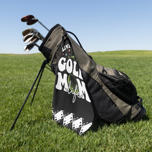 Living That Golf Mom Life Golfhandtuch (Gras)