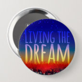 Living the Dream Button (Vorne & Hinten)