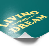 Living the Dream Fotodruck (Ecke)