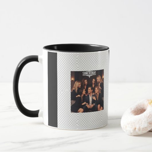 Living the Dream Mug Tasse (Mit Donut)