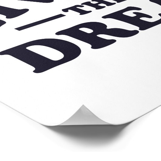 Living the Dream Poster (Ecke)