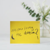Living the Dream Postkarte (Stehend Vorderseite)