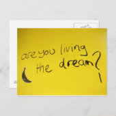 Living the Dream Postkarte (Vorne/Hinten)
