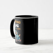 "Living the Ruff Life" Yorkie 11oz Coffee Tasse (Vorderseite Links)