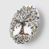 Living Tree Runde Wanduhr (Winkel)
