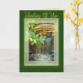 Living Water Card Karte (Gelbe Blume)