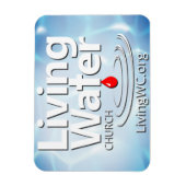 Living Water Church Car Magnet (Vertikal)