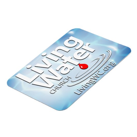 Living Water Church Car Magnet (Linke Seite)