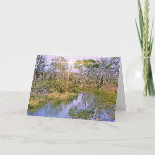 Living Water Scripture Card John 7:38 Karte (Vorderseite)