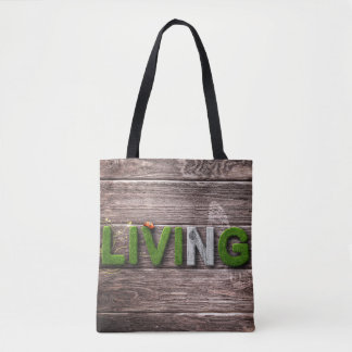 Living Zuhause Wood Board Plank Key Ladybird Ladyb Tasche