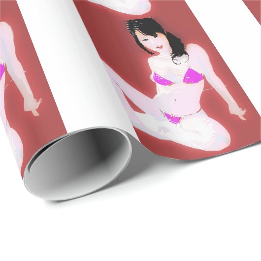 LivingDoll1 Geschenkpapier (Rolleneckpunkt)