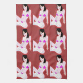 LivingDoll1 Handtuch (Vertikal)