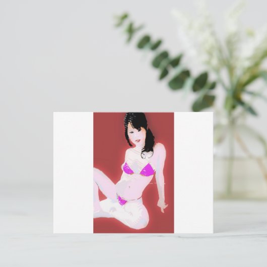 LivingDoll1 Postkarte (Stehend Vorderseite)