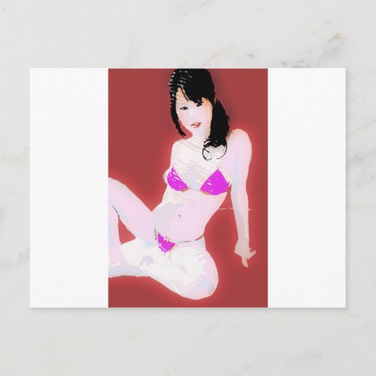 LivingDoll1 Postkarte (Vorderseite)