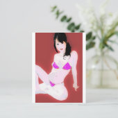 LivingDoll1 Postkarte (Stehend Vorderseite)