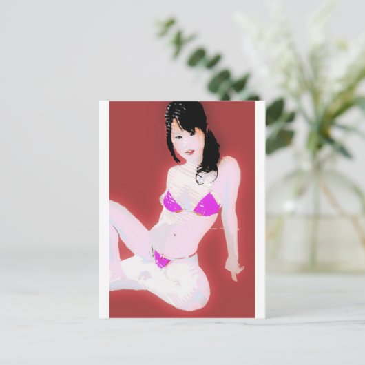 LivingDoll1 Postkarte (Stehend Vorderseite)