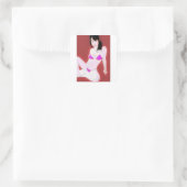 LivingDoll1 Quadratischer Aufkleber (Tasche)