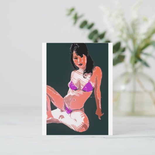 LivingDoll 2 Postkarte (Stehend Vorderseite)